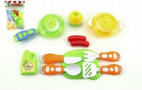 Nádobí plast 10ks v sáčku 18,5x26,5cm - obrázek 1