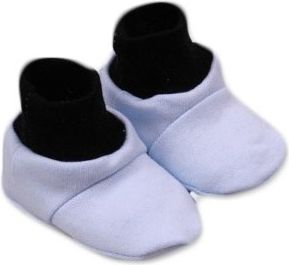 Botičky/ponožtičky,Little prince bavlna - modro/šedé - obrázek 1