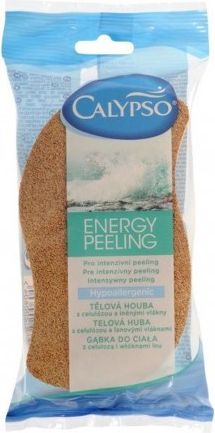 Koupelová houba Energy peeling Calypso, Žlutá - obrázek 1