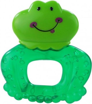 Chladící kousátko Baby Mix žabka, Zelená - obrázek 1