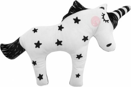 Plyšový jednorožec Unicorn 40cm - black stars - obrázek 1