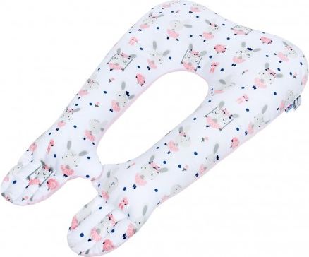 Multifunkční stabilizační polštářek New Baby králíček, Růžová - obrázek 1