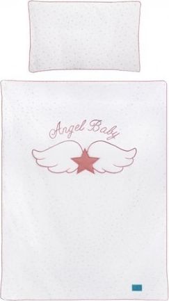 6-dílné ložní povlečení Belisima Angel Baby 100/135 růžové, Růžová - obrázek 1
