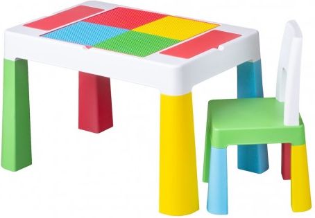 Dětská sada stoleček a židlička Multifun multicolor, Multicolor - obrázek 1