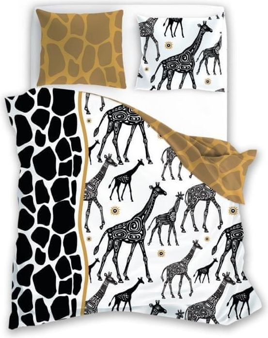 FARO Textil Povlečení Žirafy 140x200 cm - obrázek 1