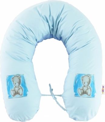 Kojící polštář - relaxační poduška 170 cm Teddy - modrý - obrázek 1