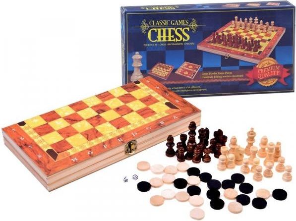 Sada společenských her 3 v 1 - obrázek 1