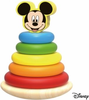 Dřevěná pyramida Disney velká, Mickey Mouse - obrázek 1