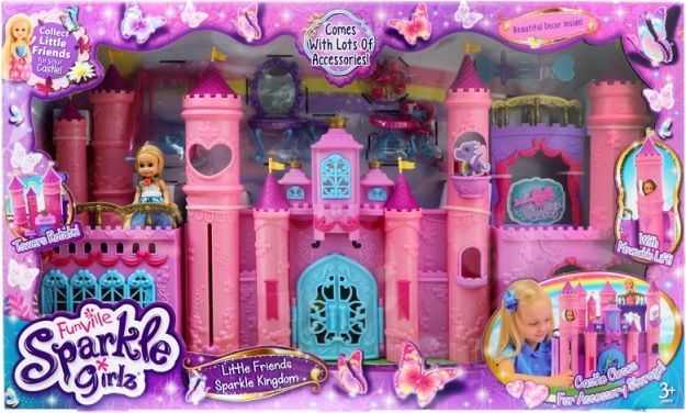Zámek Sparkle Girlz s panenkou a doplňky - obrázek 1