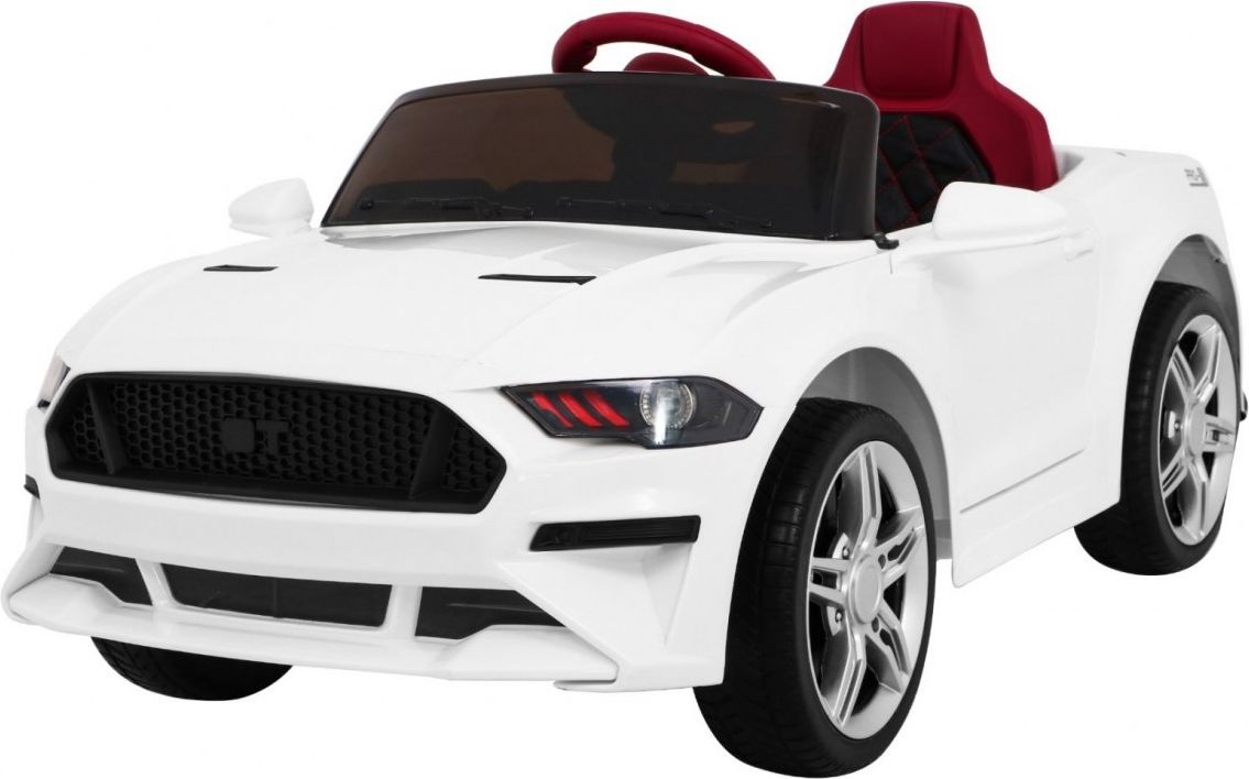 Dětské elektrické autíčko Mustang GT - bílé - obrázek 1