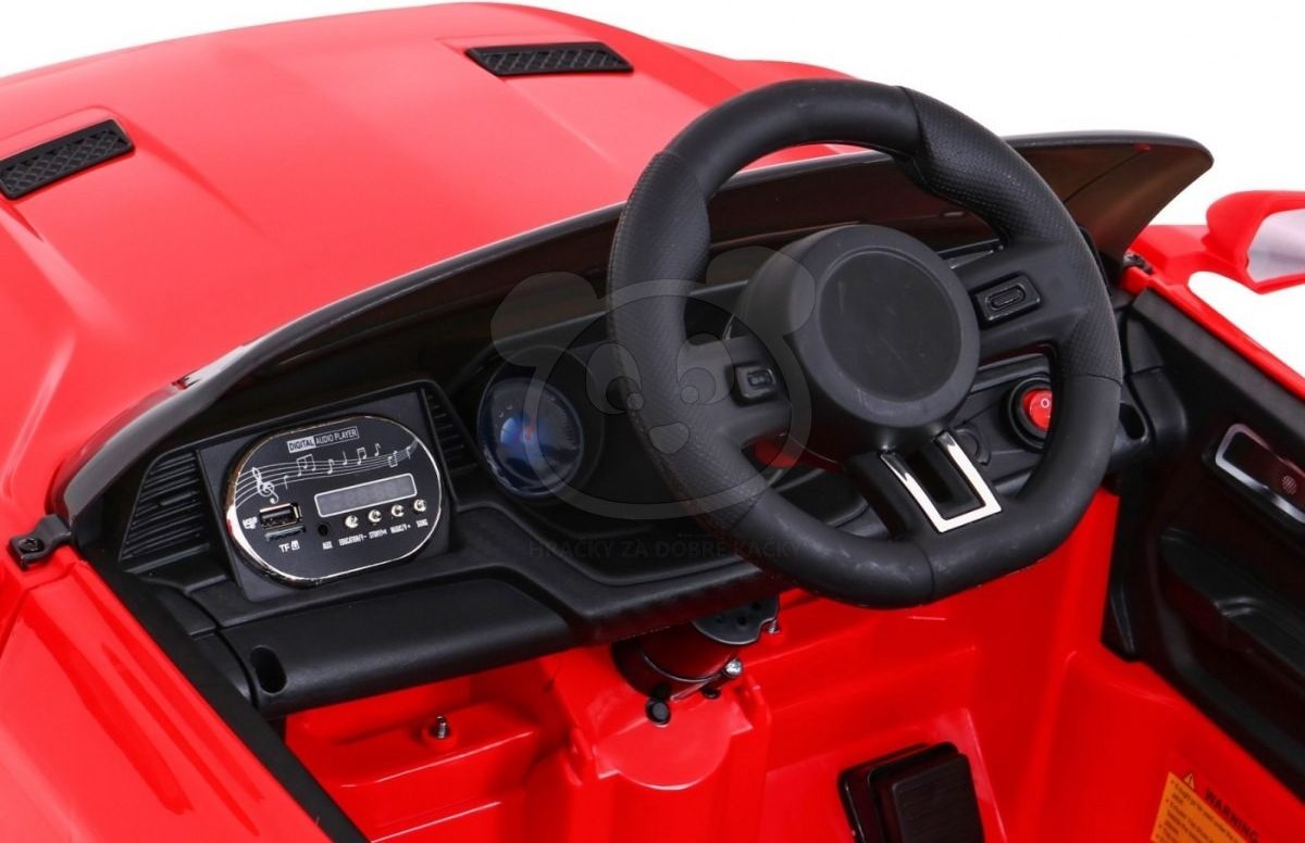 Dětské elektrické autíčko Mustang GT - bílé - obrázek 6
