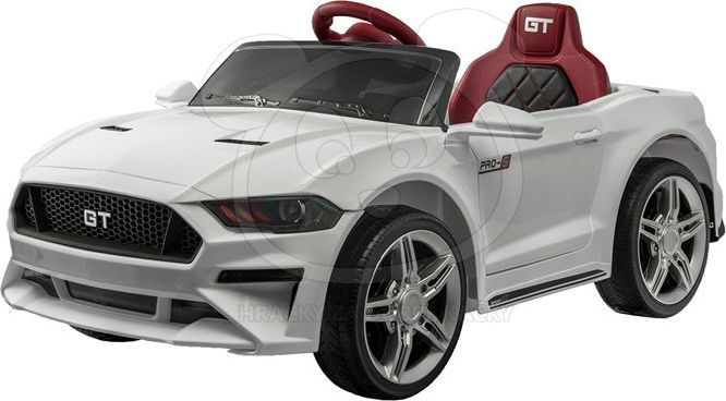 Dětské elektrické autíčko Mustang GT - bílé - obrázek 9