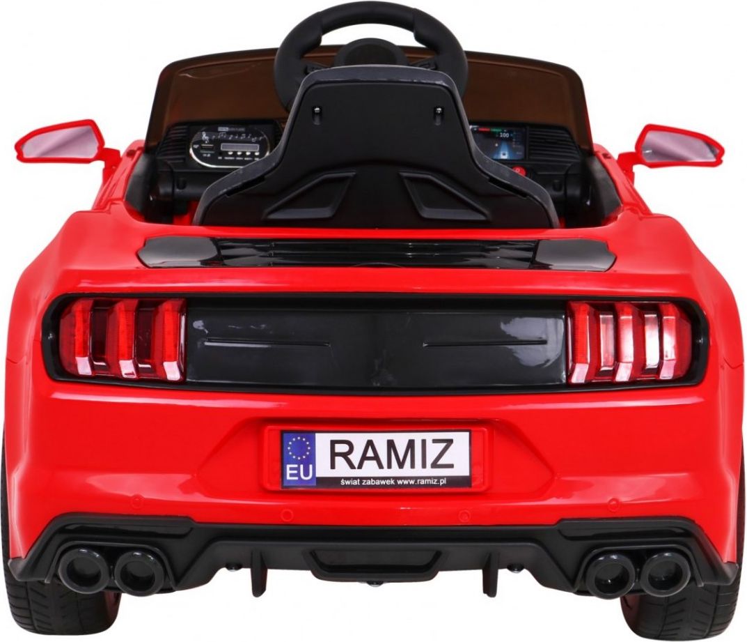 Dětské elektrické autíčko Mustang GT - červené - obrázek 5