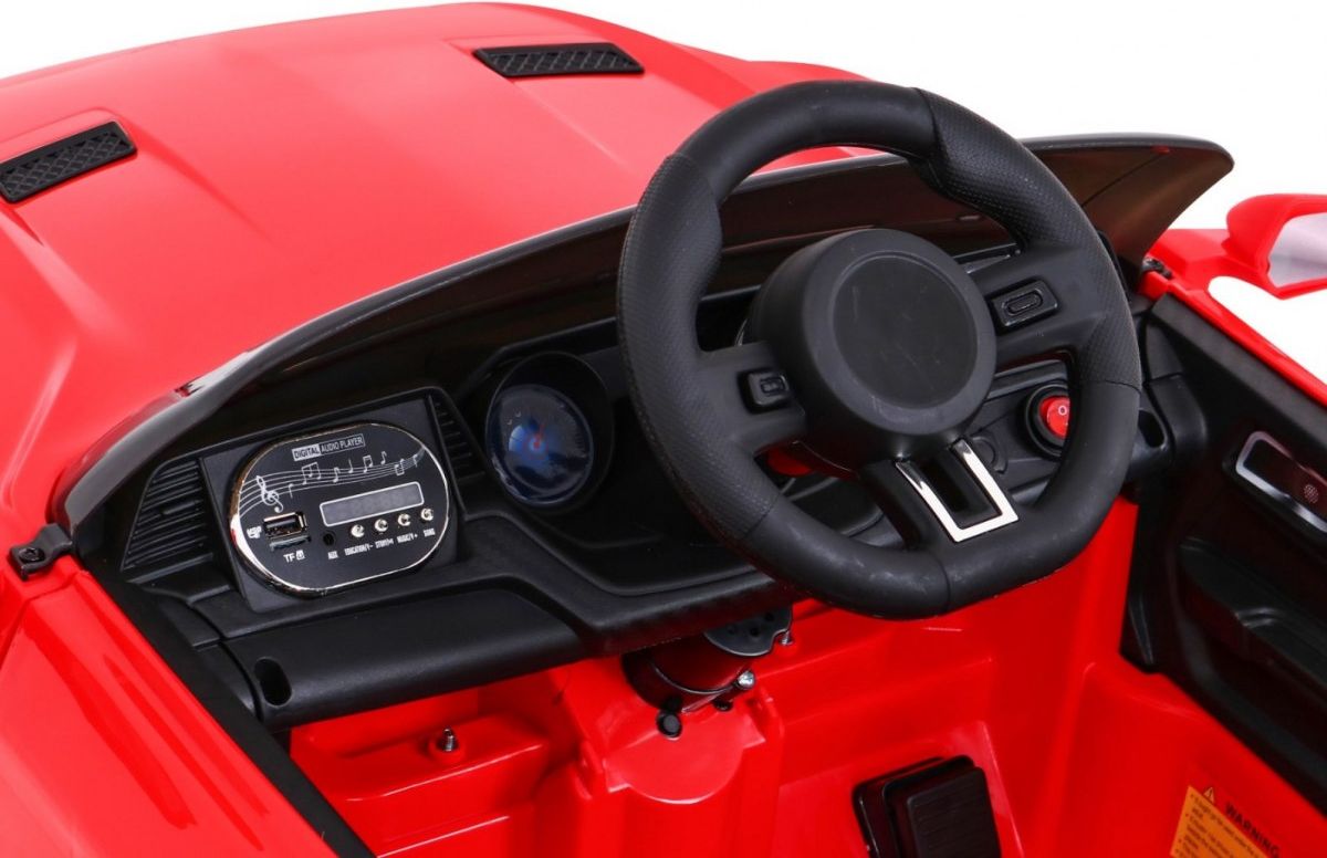 Dětské elektrické autíčko Mustang GT - červené - obrázek 6