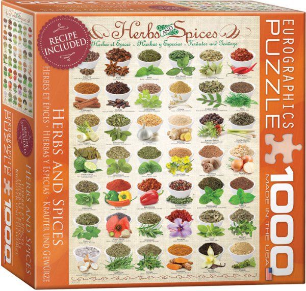 Puzzle EuroGraphics Bylinky a koření - obrázek 1
