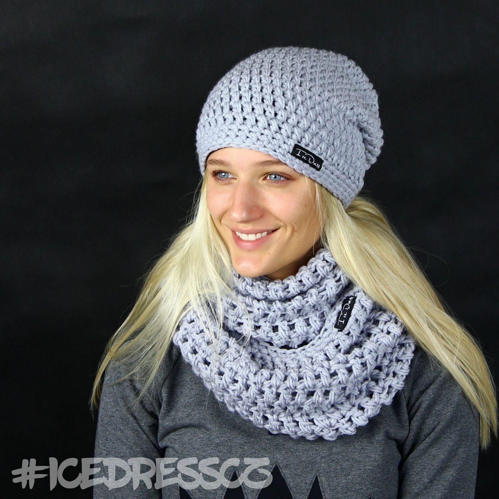 Háčkovaný spadlý kulich IceDress Haramosh Peak Velikost: Univerzální 52-58 cm - obrázek 2