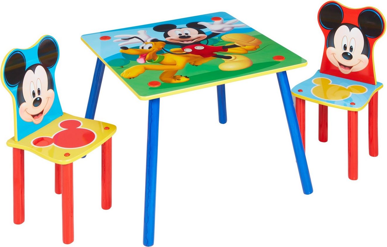 DĚTSKÝ STŮL S ŽIDLEMI MICKEY MOUSE - obrázek 1