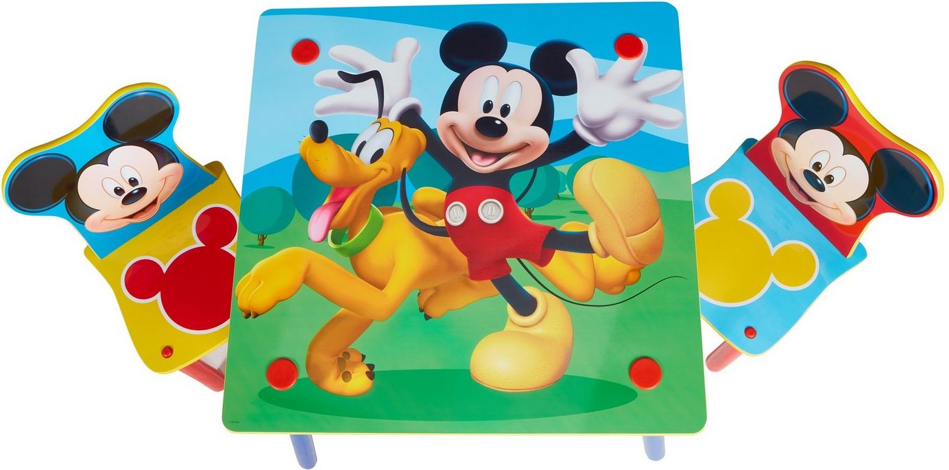 DĚTSKÝ STŮL S ŽIDLEMI MICKEY MOUSE - obrázek 3