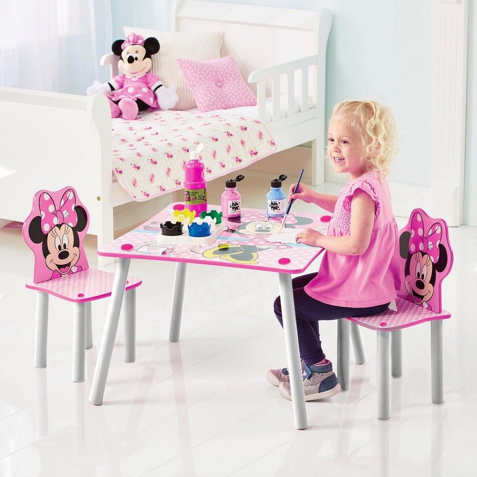 DĚTSKÝ STŮL S ŽIDLEMI MINNIE MOUSE - obrázek 2