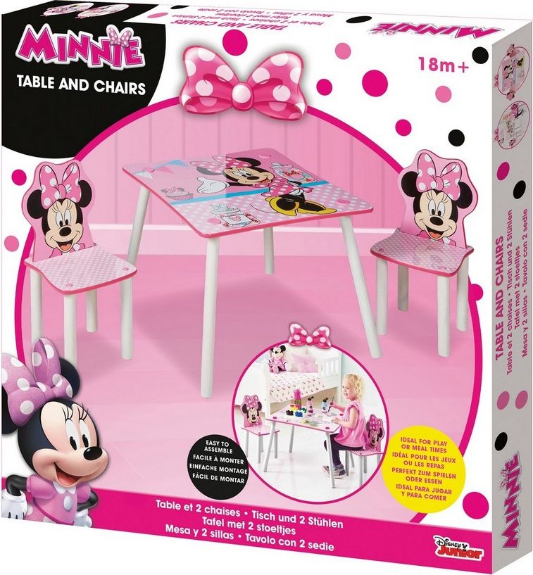 DĚTSKÝ STŮL S ŽIDLEMI MINNIE MOUSE - obrázek 4