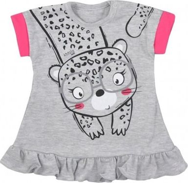 Kojenecké letní šaty Koala Sara šedé, Šedá, 80 (9-12m) - obrázek 1