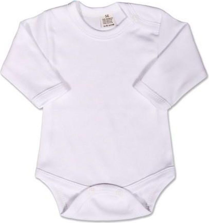 Body dlouhý rukáv New Baby - bílé - 62 (3-6m) - obrázek 1