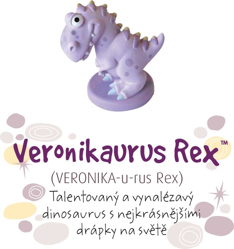LOLA BABY ALBI Dino pokladnička - Veronikaurus Rex - obrázek 1