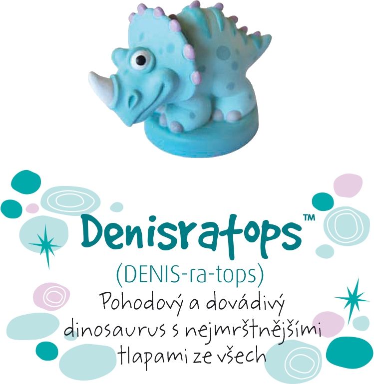 LOLA BABY ALBI Dino pokladnička - Denisratops - obrázek 1