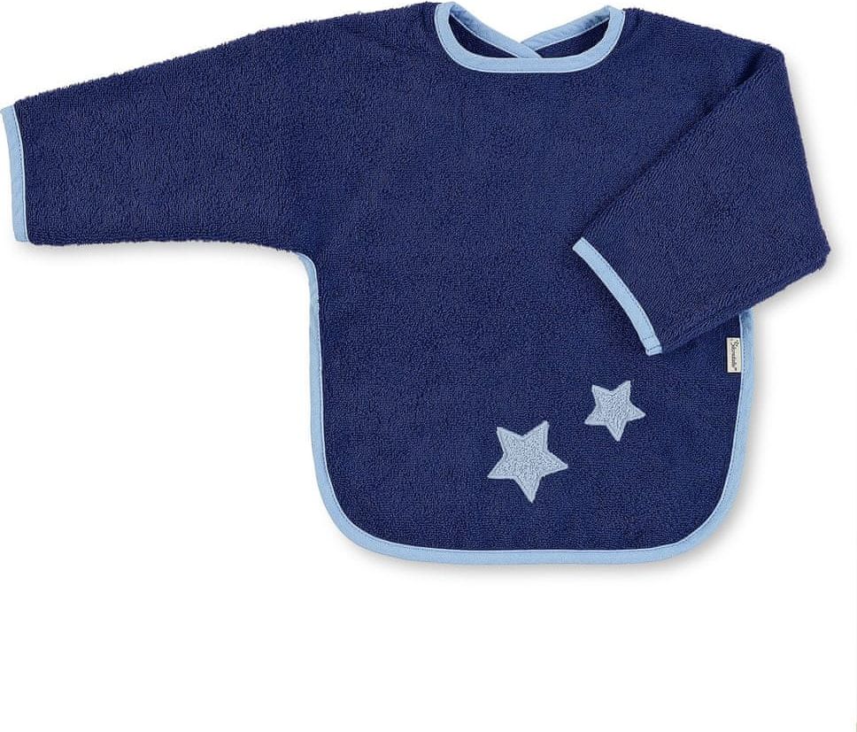 Sterntaler bryndák s rukávky modrý, hvězdičky 7071678 - obrázek 1