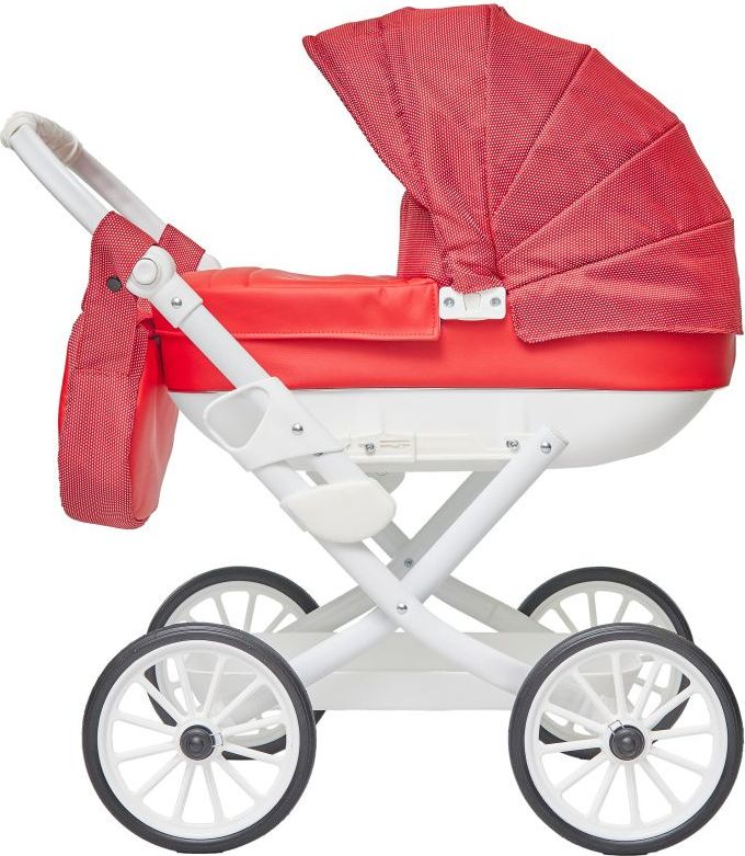 JASMINE Kočárek na panenky Jasmine Kids Elegance červený - obrázek 2