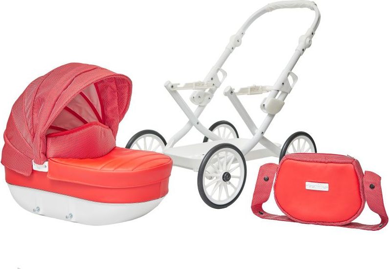JASMINE Kočárek na panenky Jasmine Kids Elegance červený - obrázek 5