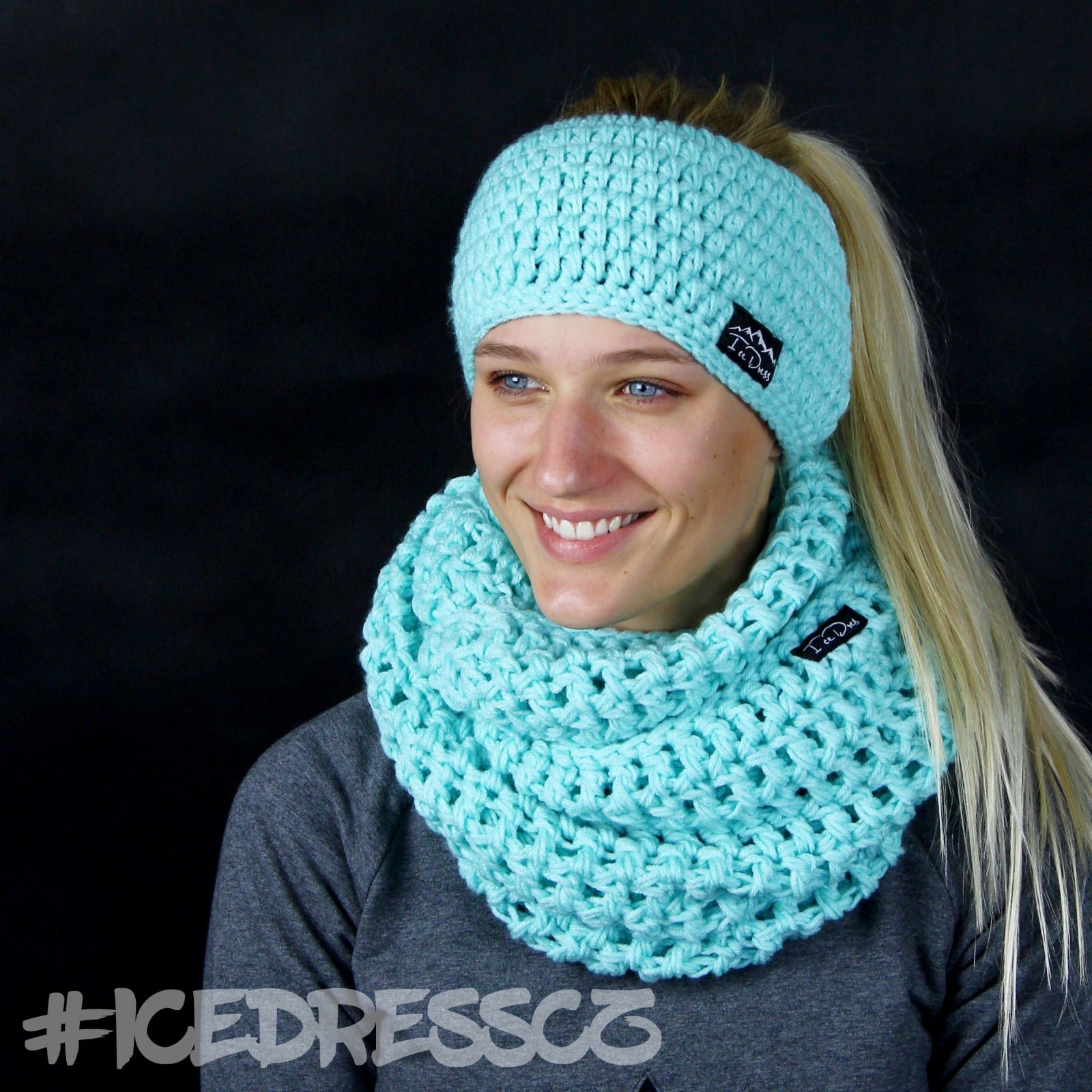 Háčkovaný nákrčník IceDress Bishorn Velikost: Dětský - obrázek 1