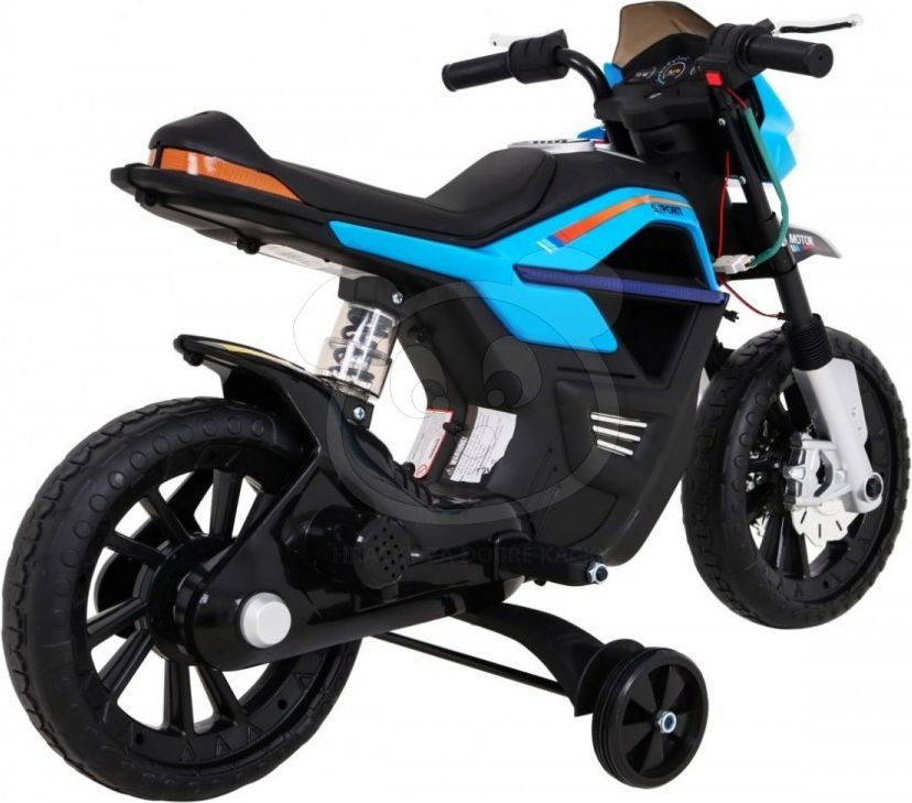 Dětská elektrická motorka Night Rider - červená - obrázek 10