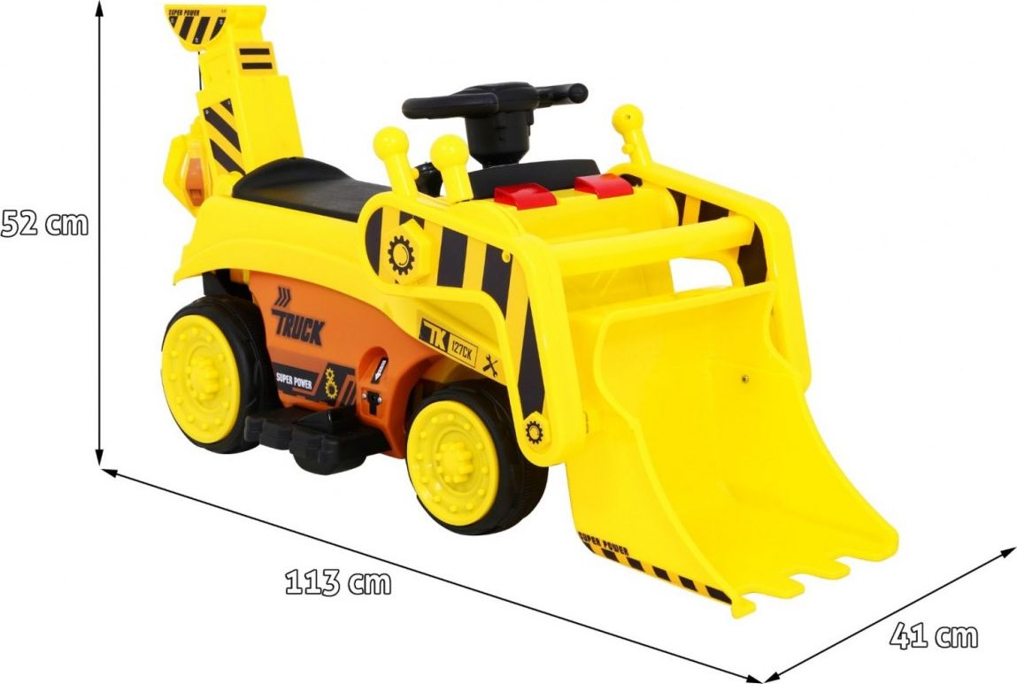 Dětský elektrický traktobagr - obrázek 7