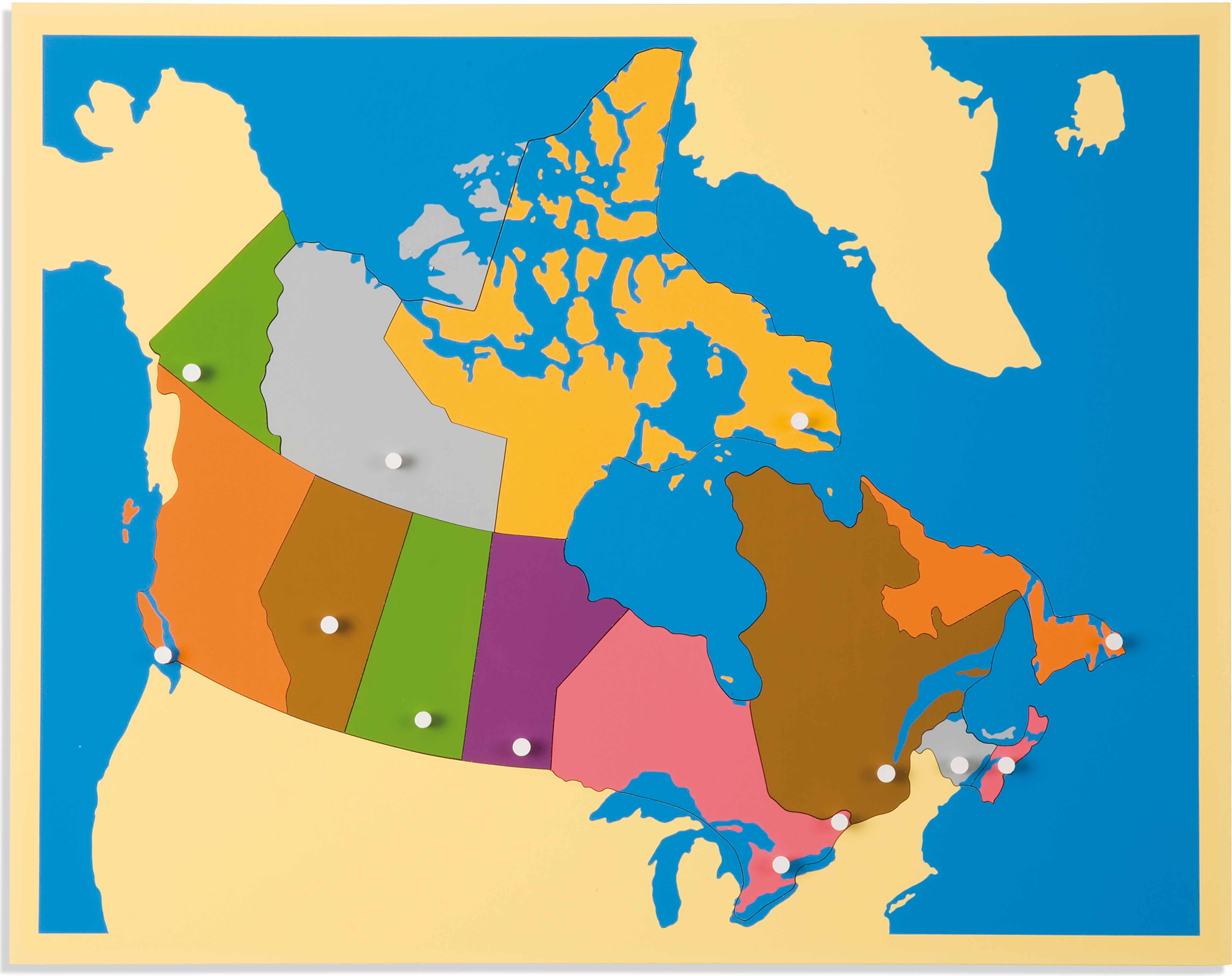 Nienhuis Montessori Puzzle Map: Canada - obrázek 1