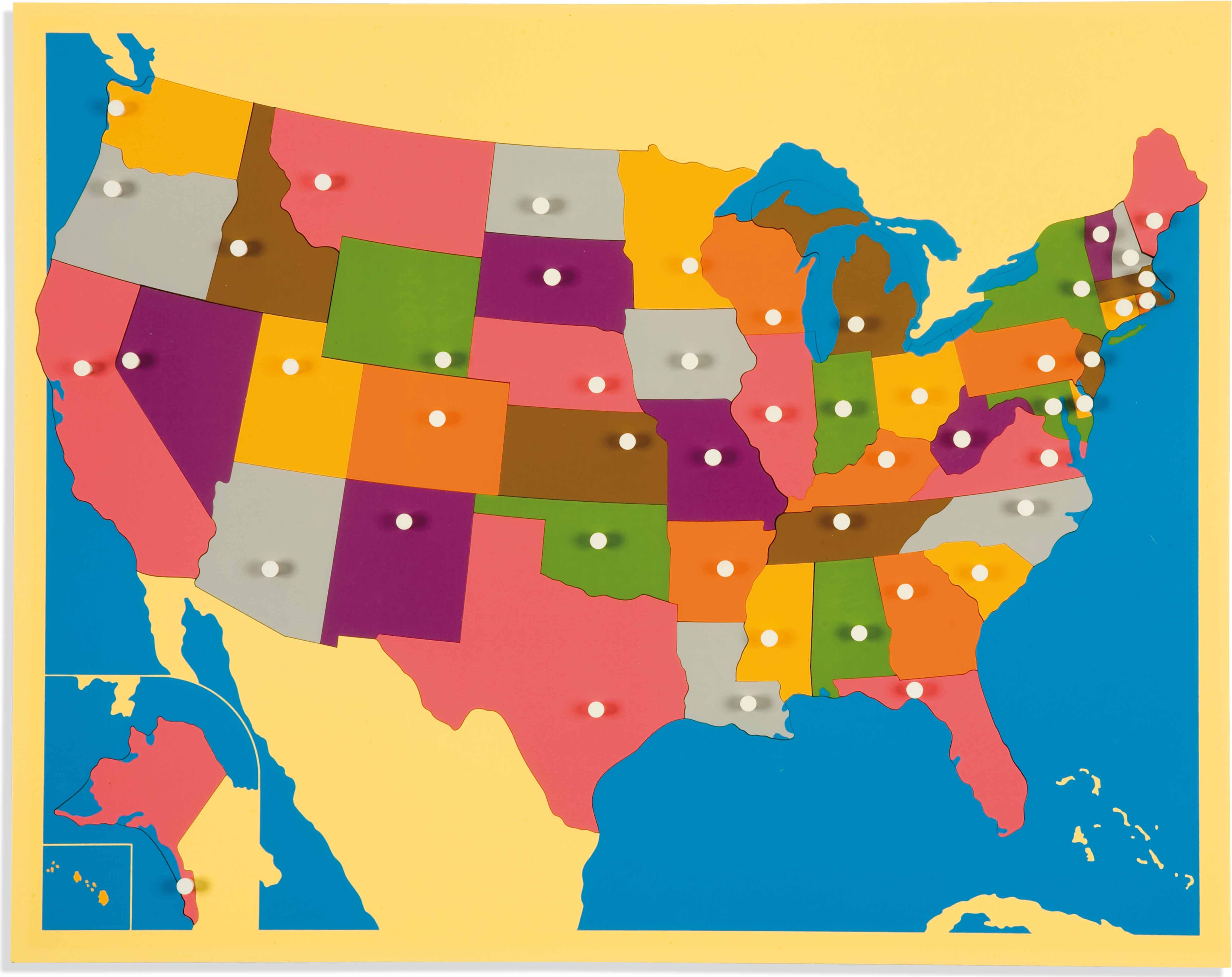 Nienhuis Montessori Puzzle Map: The United States - obrázek 1