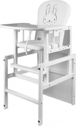 Borovicová židlička New Baby Králíček bílá, Bílá - obrázek 1