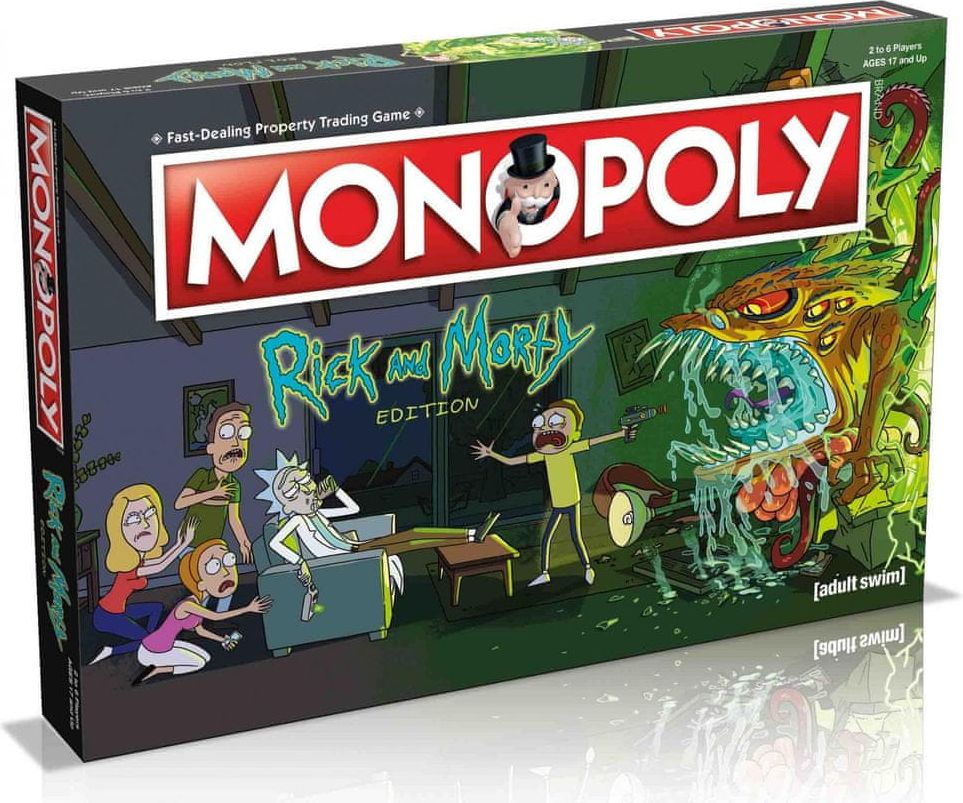 Winning Moves Monopoly Rick And Morty Anglická verze - obrázek 1