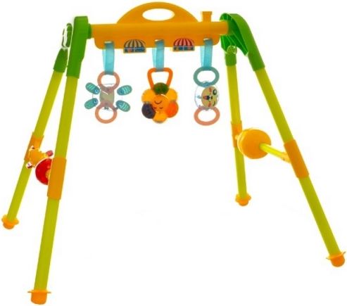 Hrazda pro děti plast s chrastítky v krabici 51x29x9cm 0m+ - obrázek 1