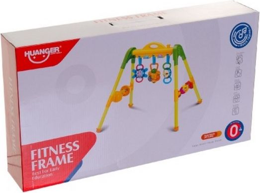 Hrazda pro děti plast s chrastítky v krabici 51x29x9cm 0m+ - obrázek 2