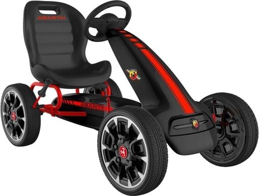 ABARTH black šlapací motokára - obrázek 1