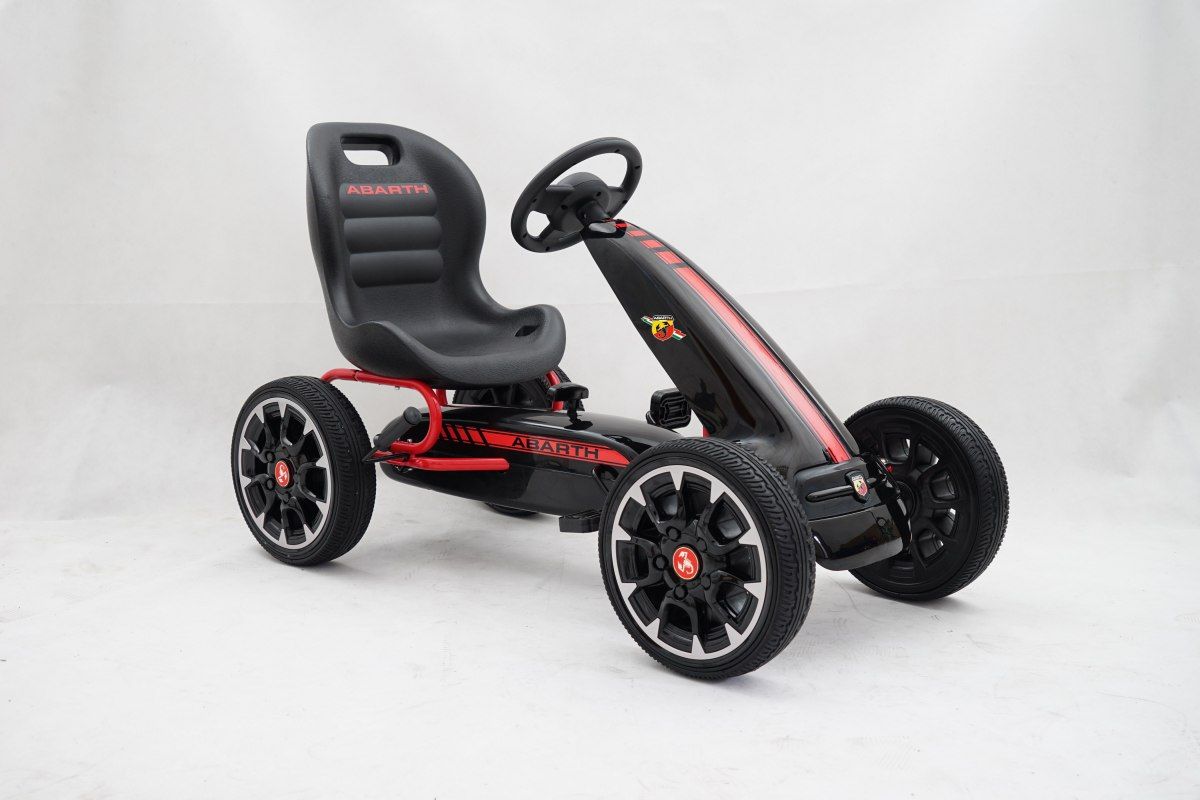 ABARTH black šlapací motokára - obrázek 4