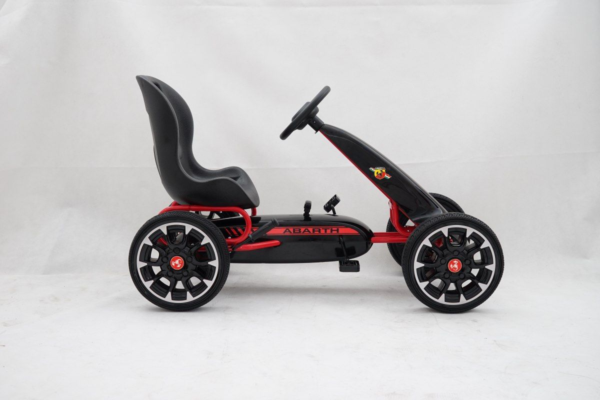 ABARTH black šlapací motokára - obrázek 5