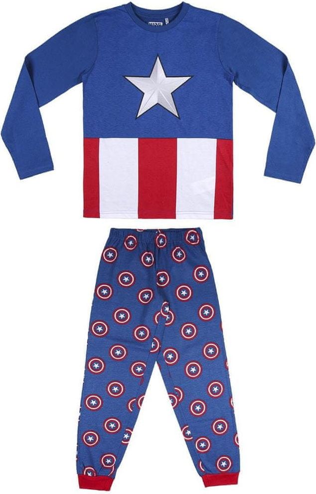 Disney chlapecké pyžamo Avengers Capitan America 2200007697 128 tmavě modrá - obrázek 1