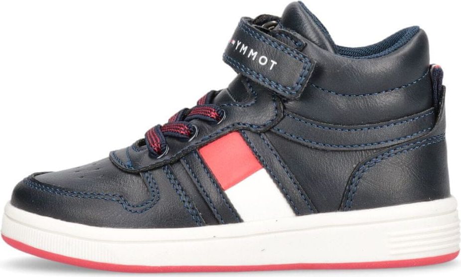 Tommy Hilfiger chlapecké kotníčkové tenisky T1B4-32049-0900800 24 tmavě modrá - obrázek 1