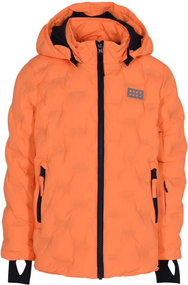 LEGO Wear dívčí lyžařská bunda Jipe LW-22879 oranžová 110 - obrázek 1