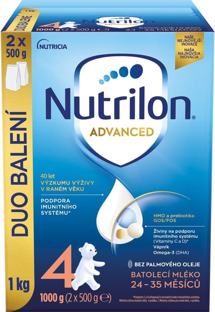 Nutrilon 4 Advanced batolecí mléko 1 kg, 24+ - obrázek 1