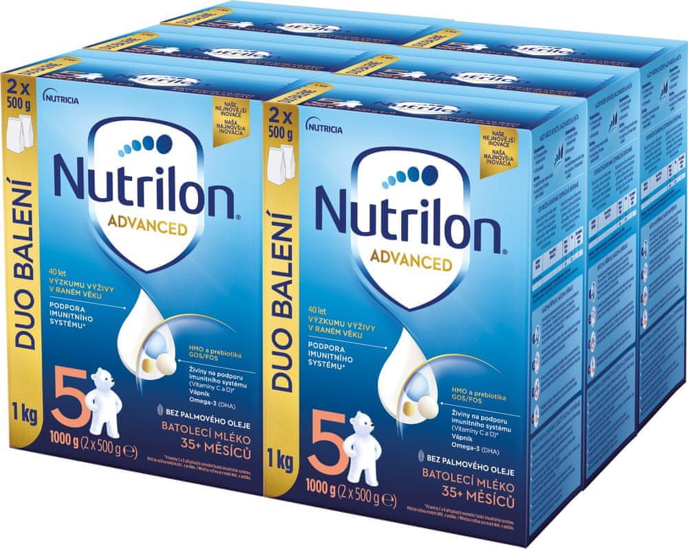 Nutrilon 5 Advanced batolecí mléko 6x 1 kg, 35+ - obrázek 1