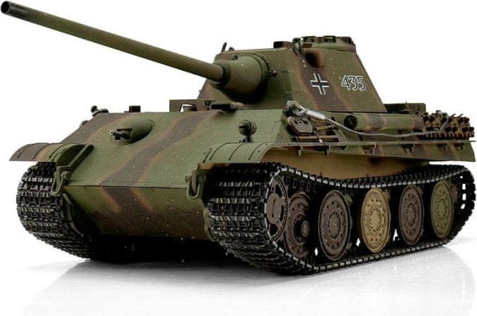 Torro RC tank PRO 1/16 RC Panther F vícebarevná kamufláž- infra IR - obrázek 1