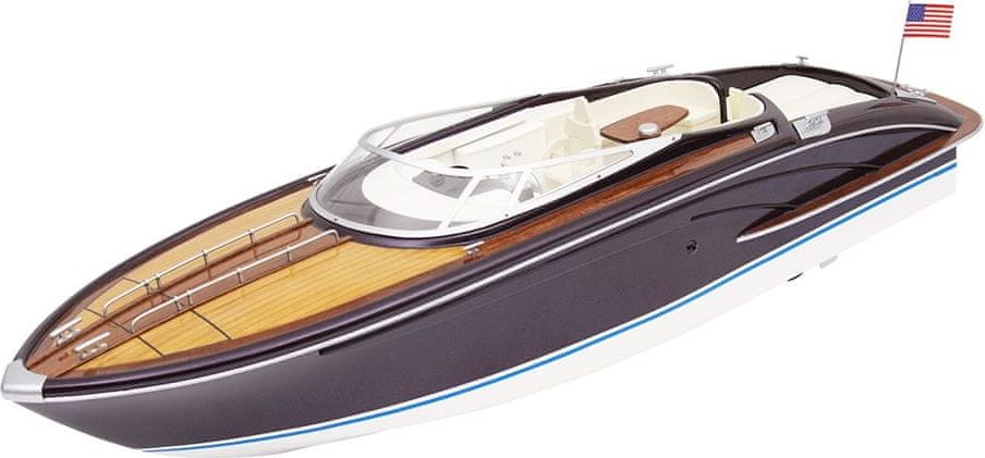KY MODEL Model lodi Revival luxusní motorový člun 1:30 ARTR - obrázek 1